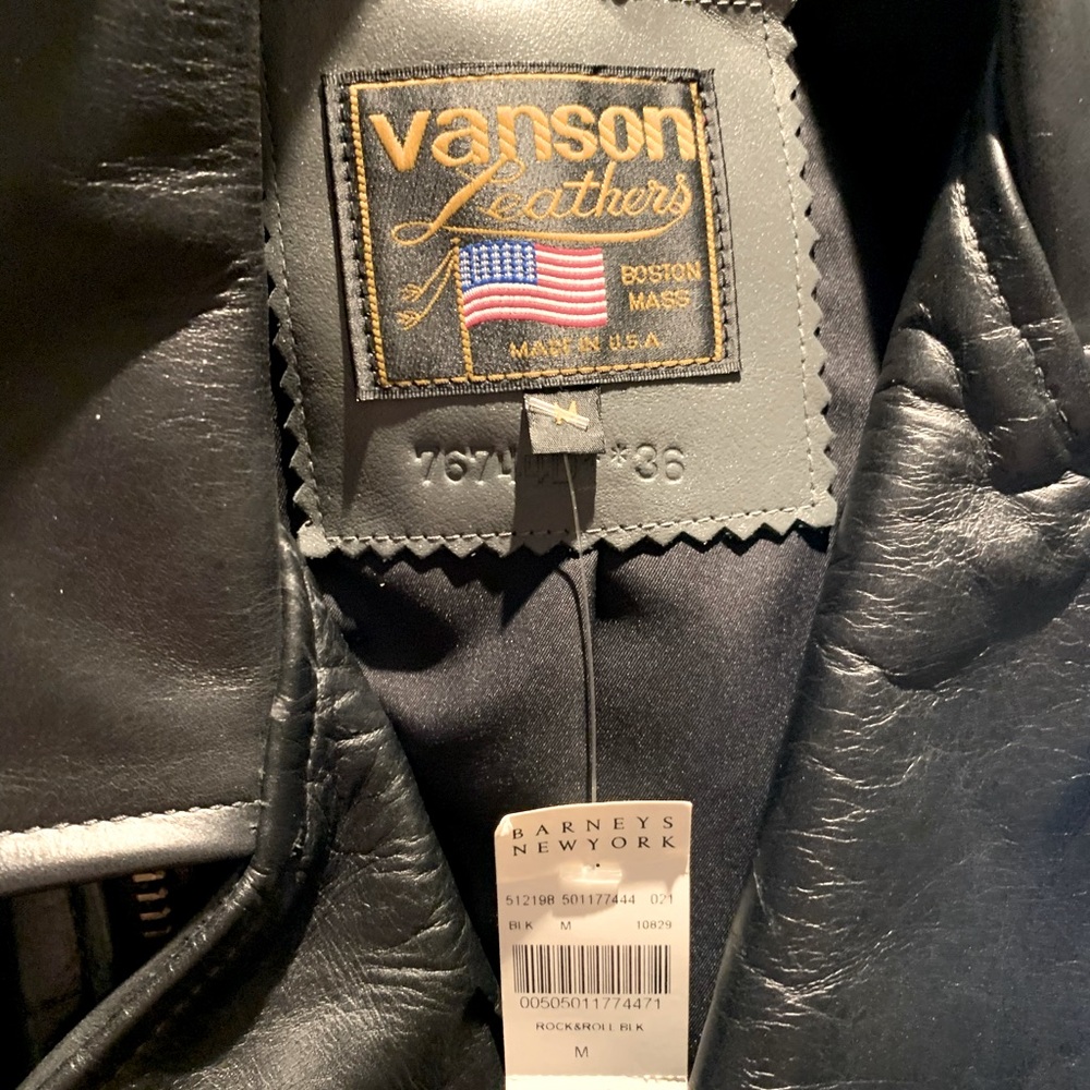 Vansons Leather Motorcycle Jacket